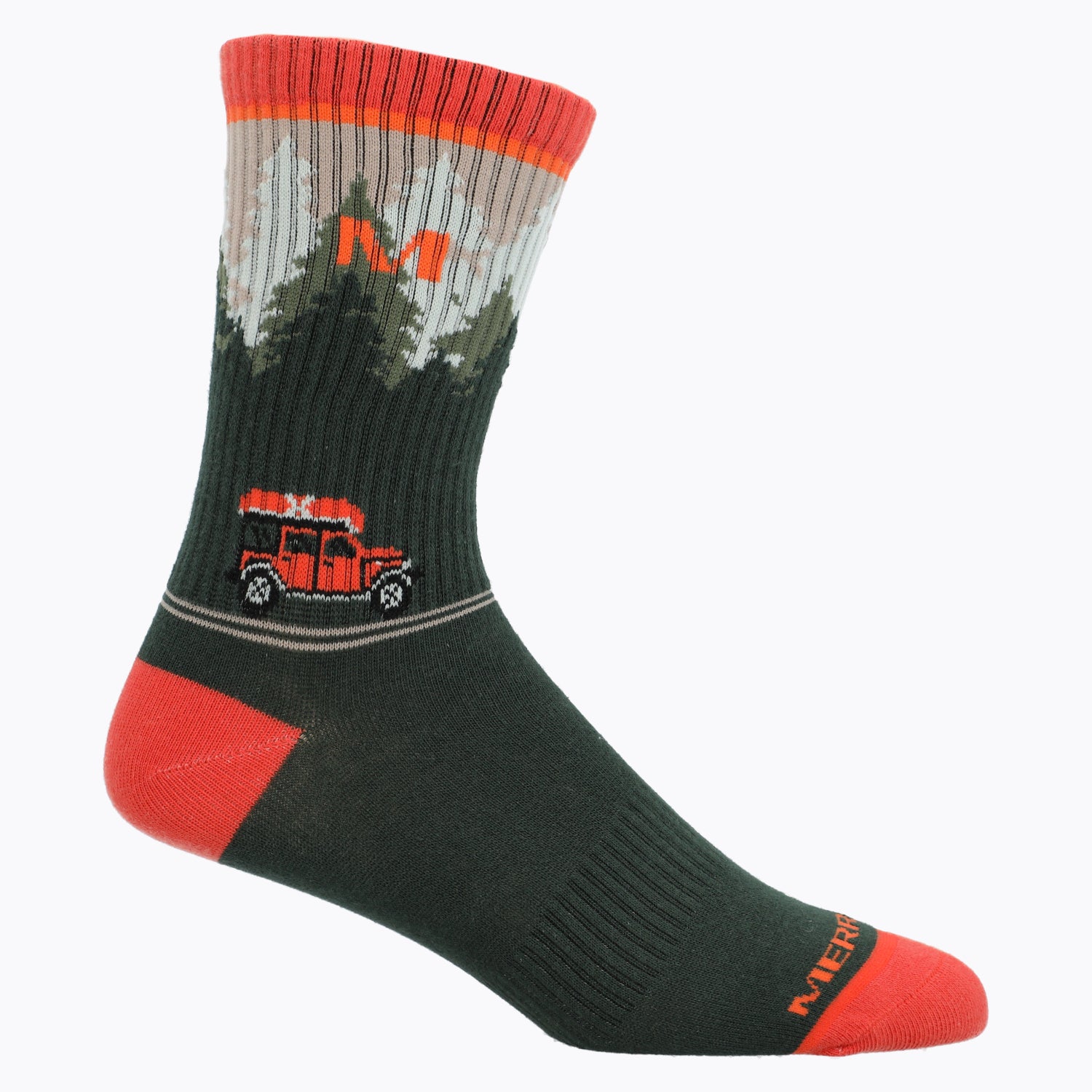 Calcetin Unisex Fun Sock Verde Merrell