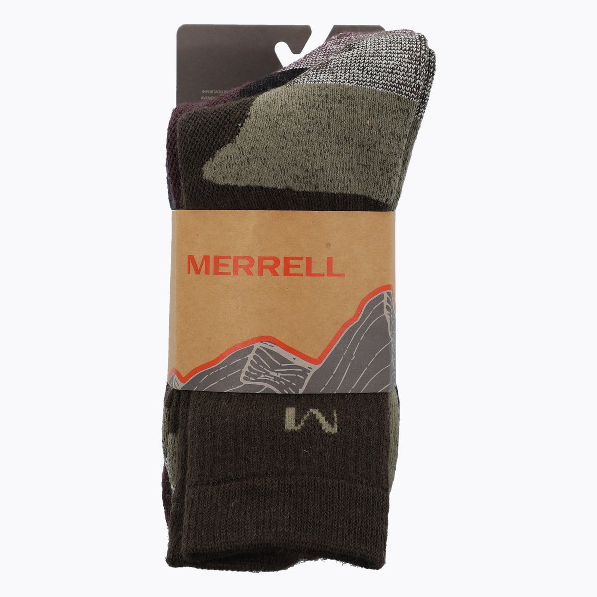 Calcetin Unisex Tripack Berk Technical Crew Multicolor Merrell