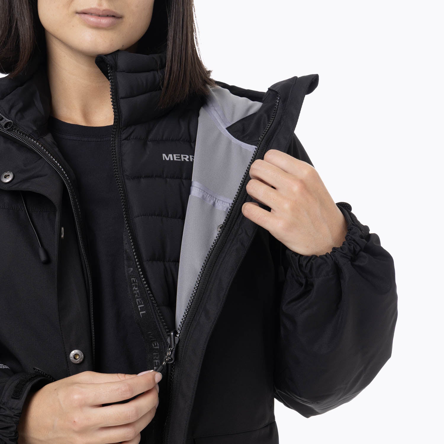 Parka Mujer Ezeo 3-In-1 10K Negro Merrell – Merrell Chile