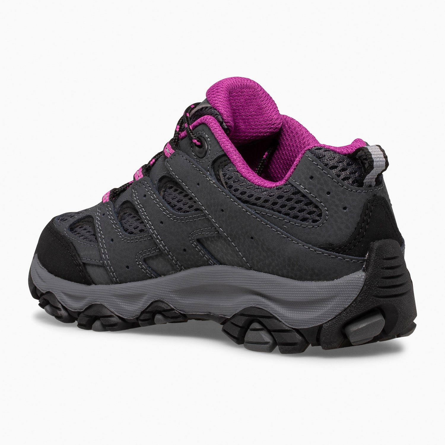 Zapatilla Niños Moab 3 Gris/Rosado Merrell