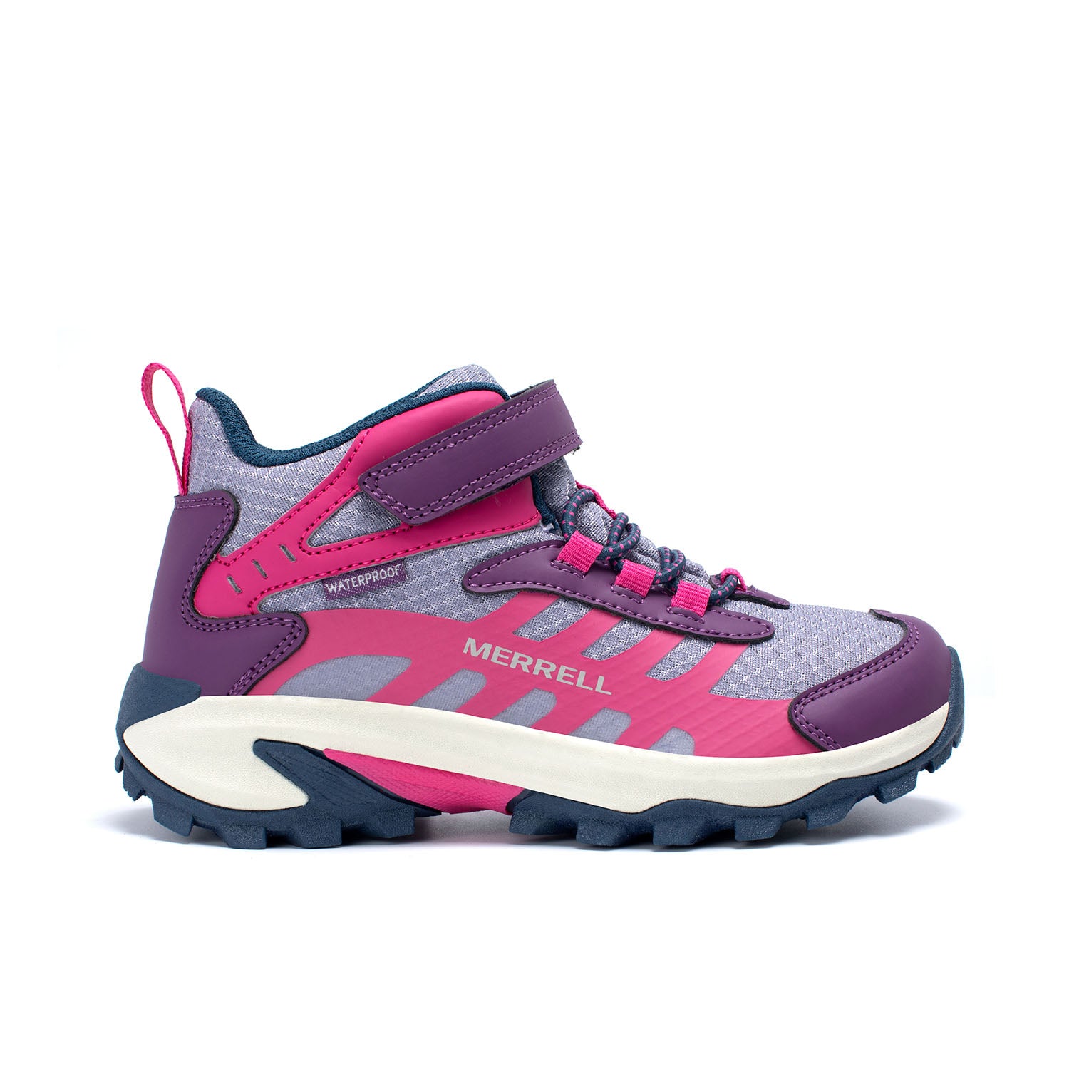 Botin Niña Moab Speed 2 Mid AC Waterproof Morado Merrell