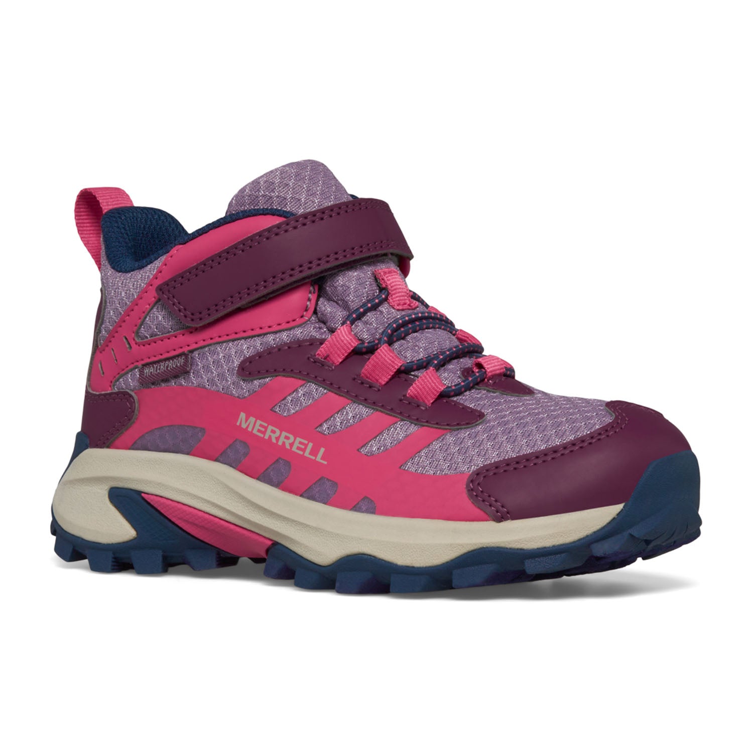Botin Niña Moab Speed 2 Mid AC Waterproof Morado Merrell