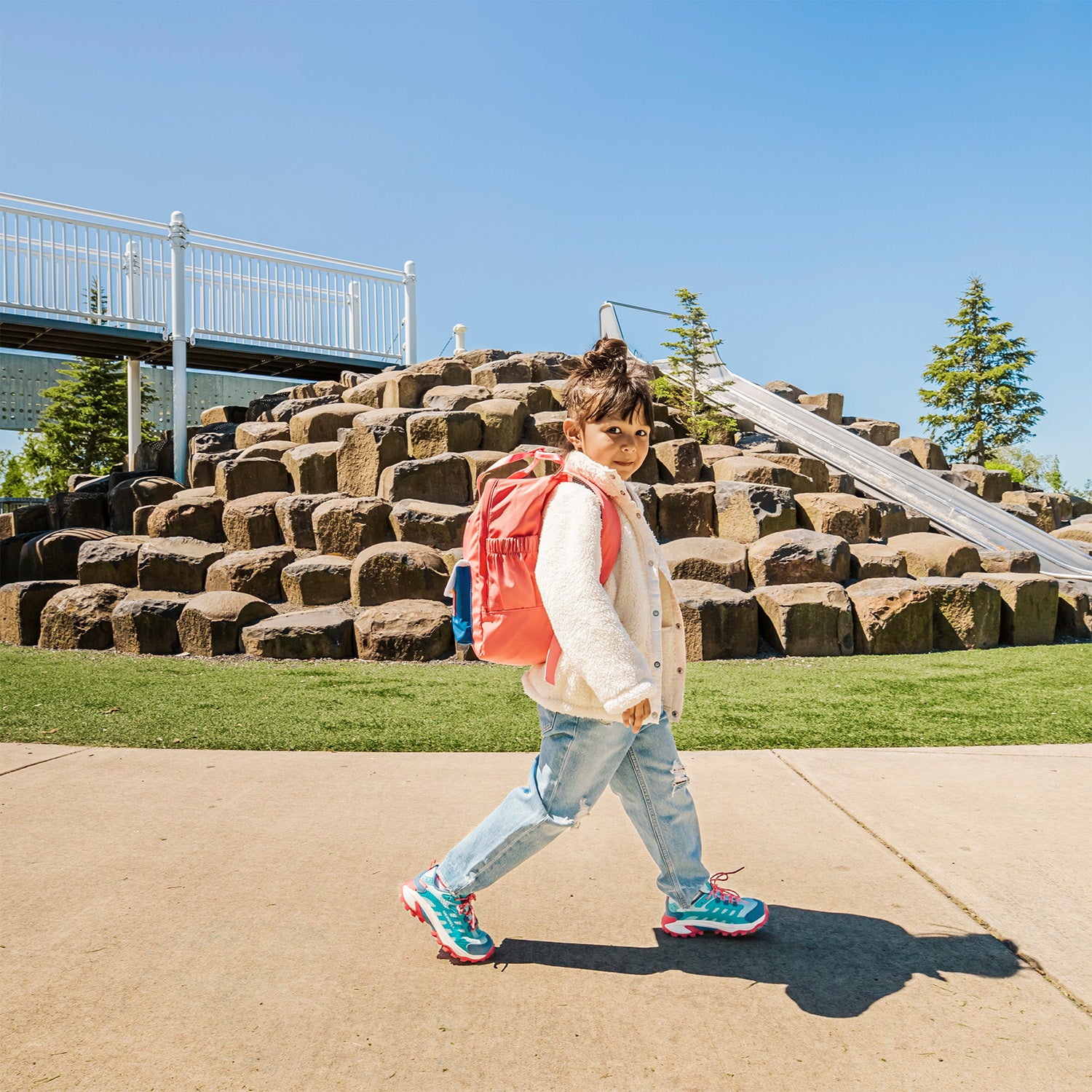 Zapatilla Niños Moab Speed 2 Waterproof Coral Merrell