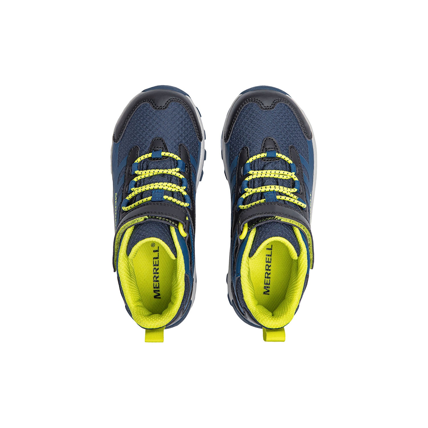 Botin Niño Moab Speed 2 Mid AC Waterproof Azul Merrell