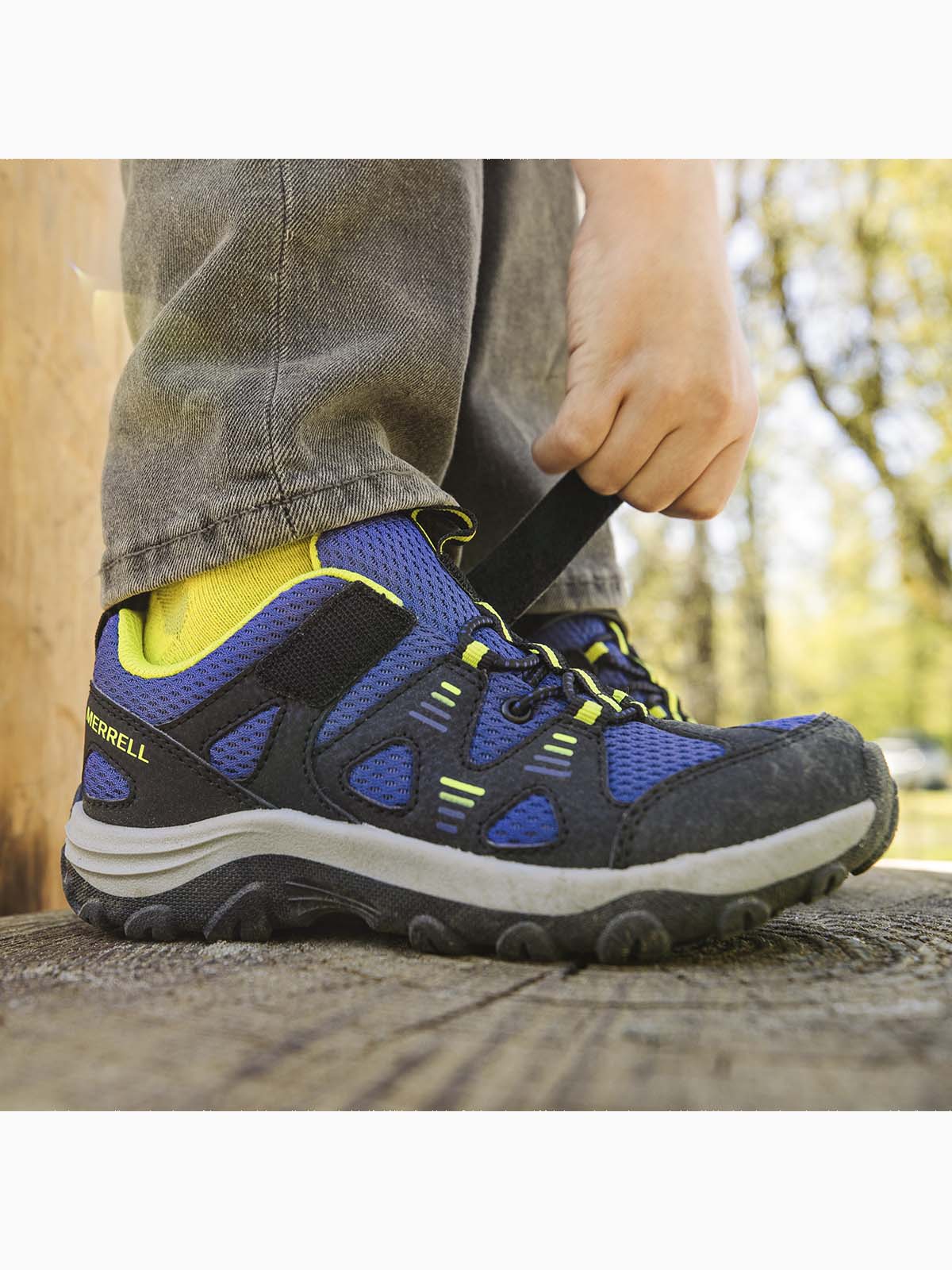 Zapatilla Niño Trail Chaser 2 Azul Merrell