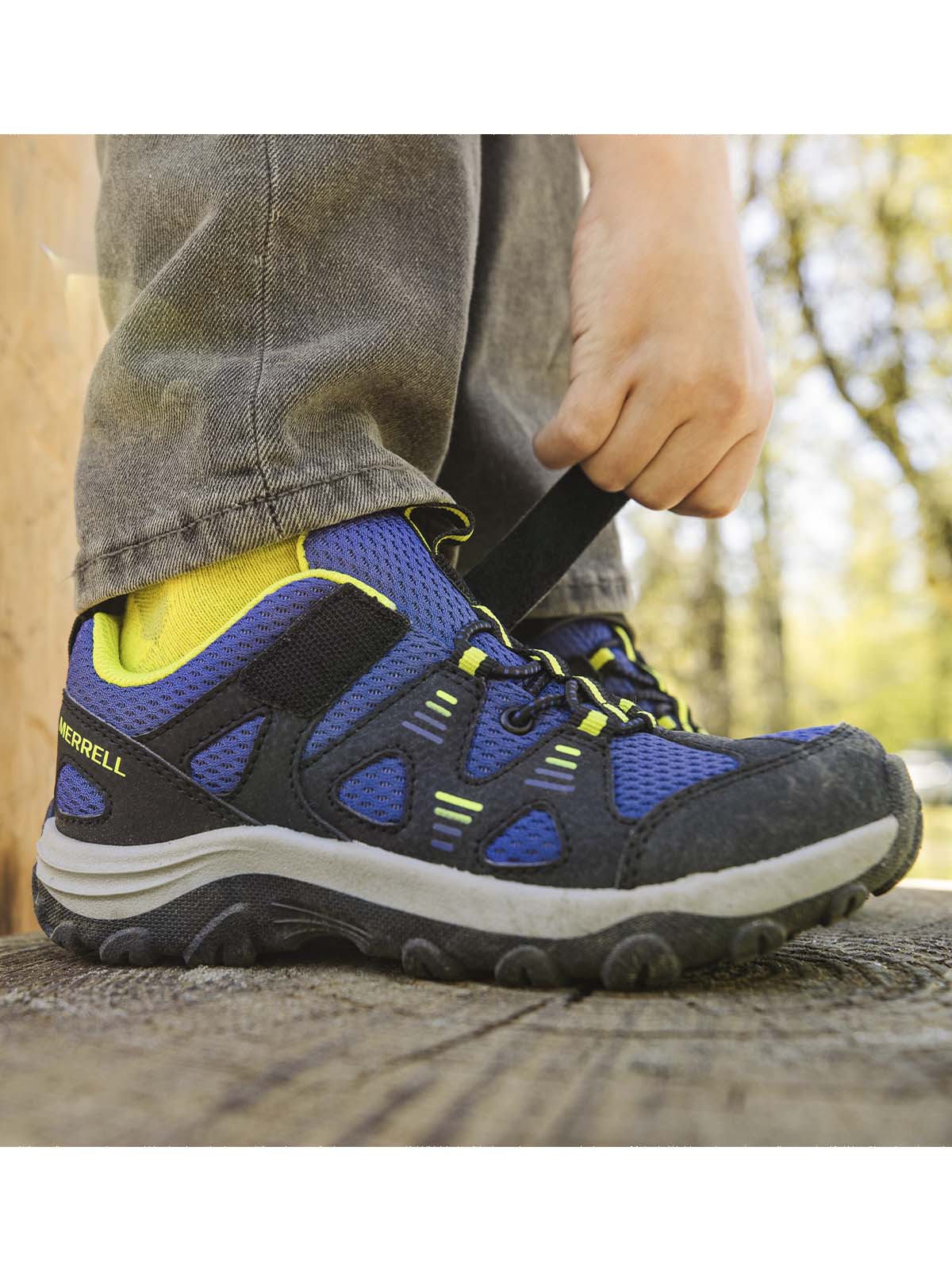 Zapatilla Niño Trail Chaser 2 Azul Merrell