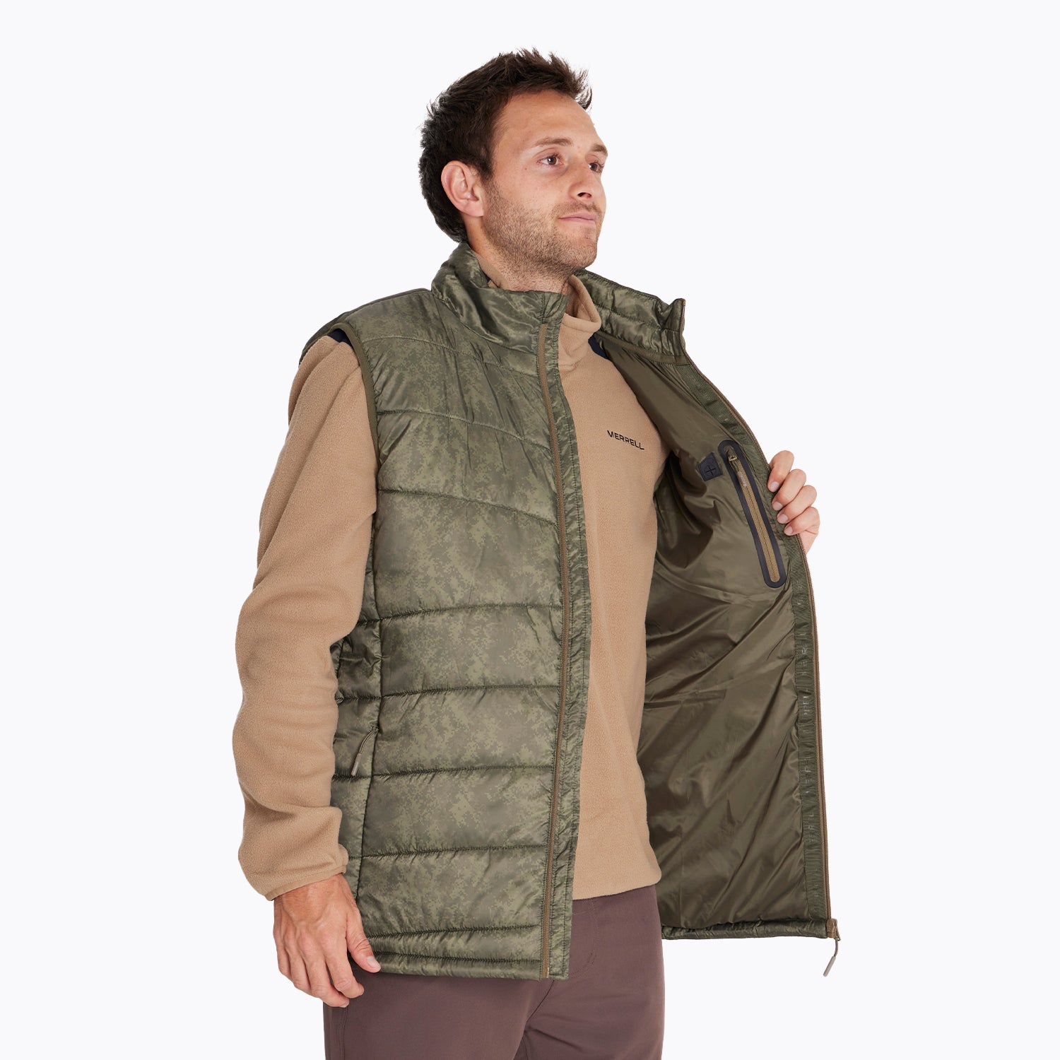 Parka Hombre Vest Oliva Merrell
