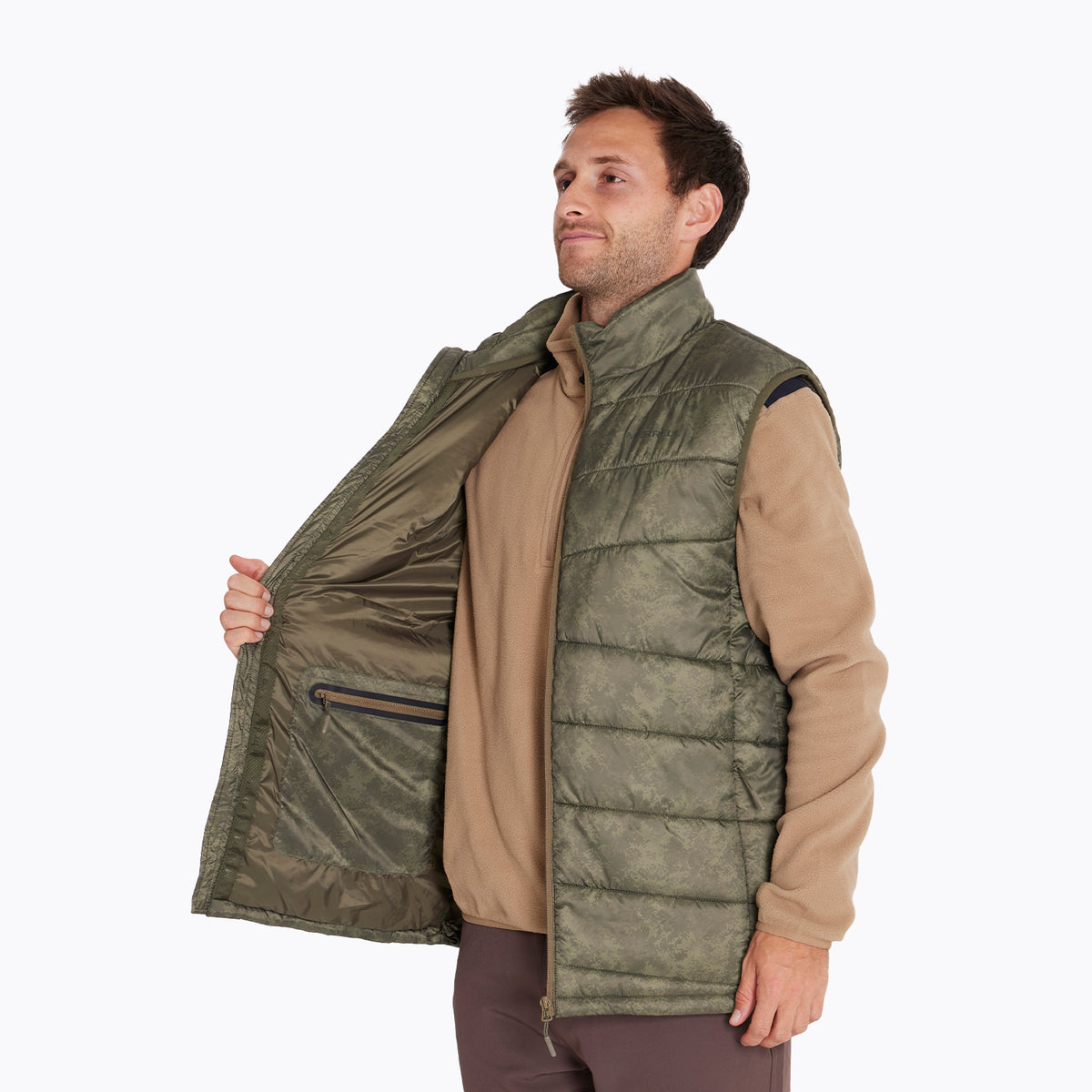 Parka Hombre Vest Oliva Merrell