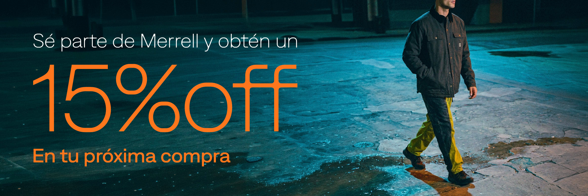 Merrell - 15% off en tu primera compra