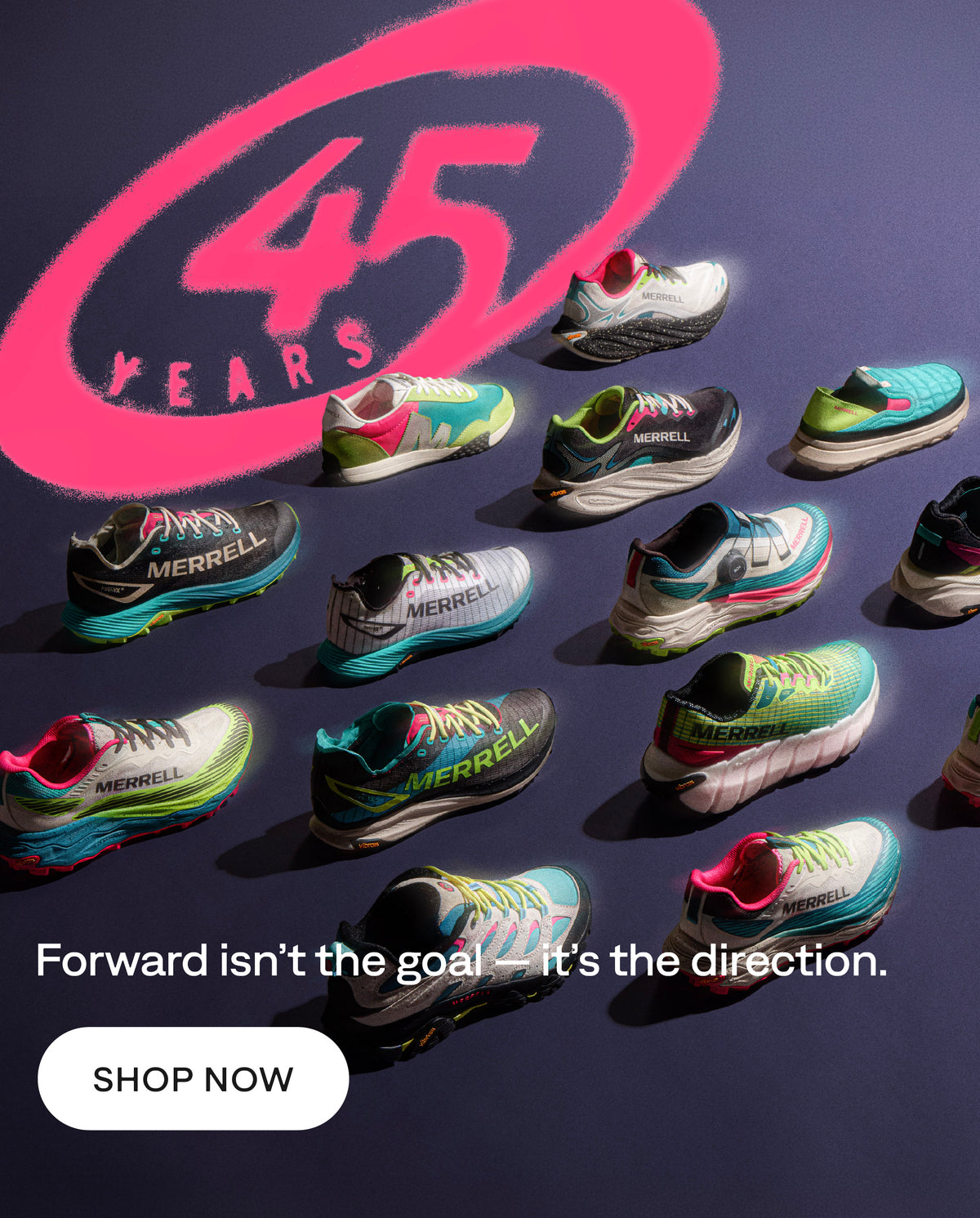 Merrell - 45 Años