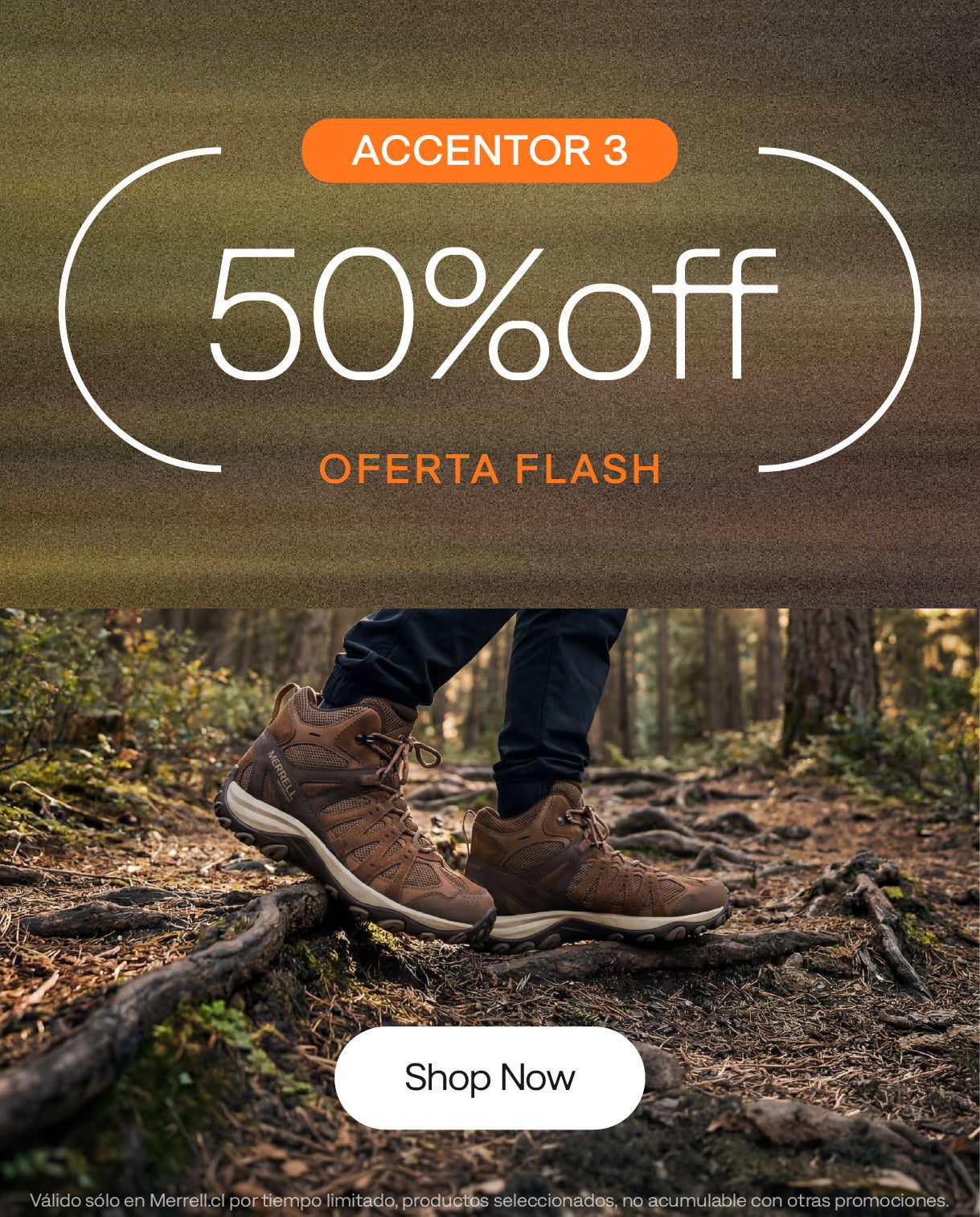 Merrell - accentor 50% off extension