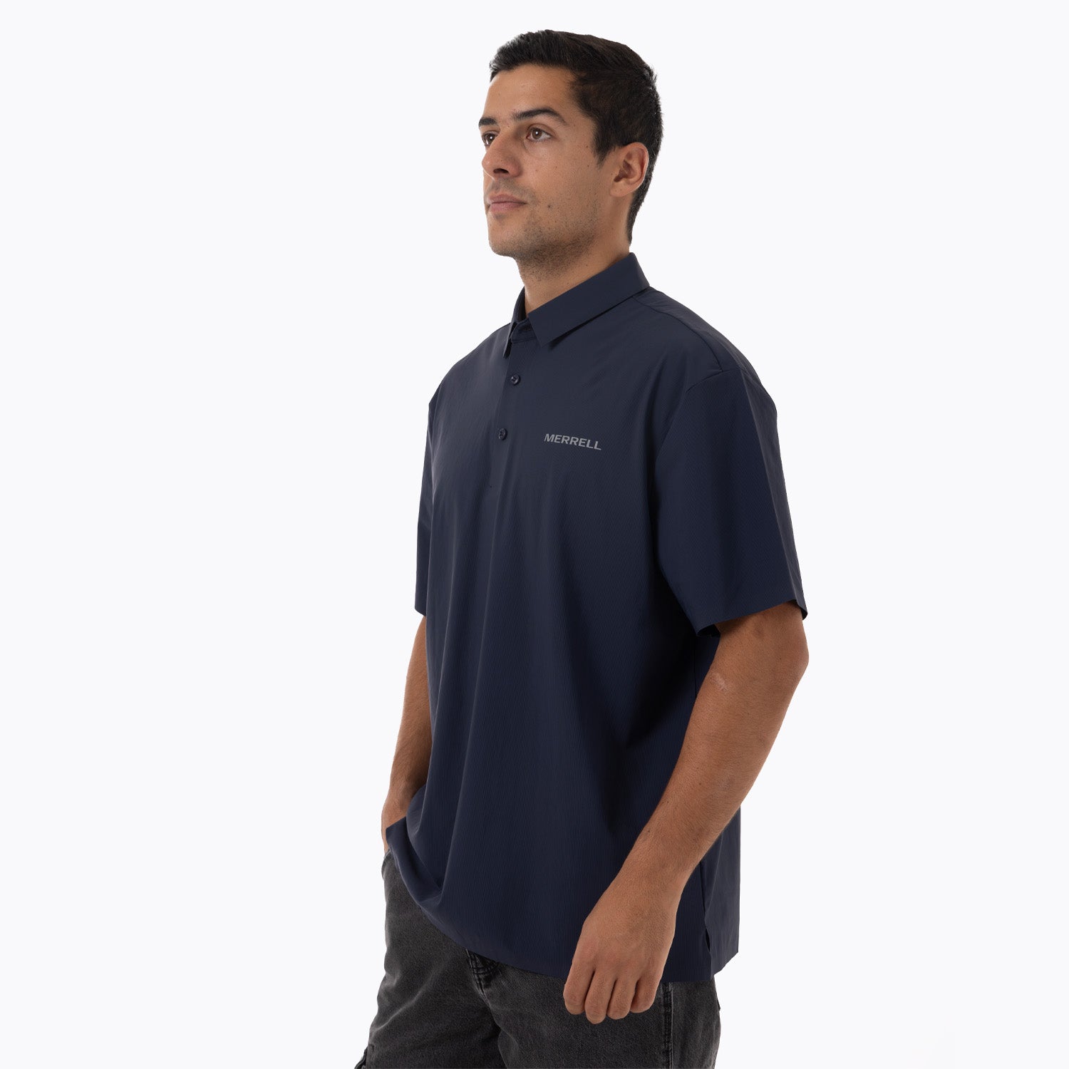 Camisa Manga Corta Hombre Nova Tech SS Tee Azul Merrell