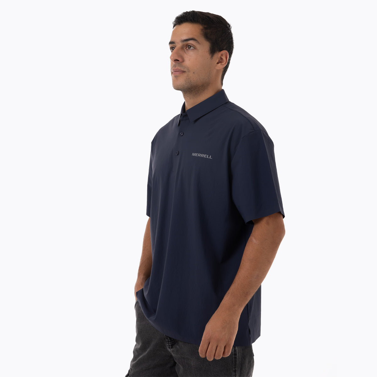 Camisa Manga Corta Hombre Nova Tech SS Tee Azul Merrell