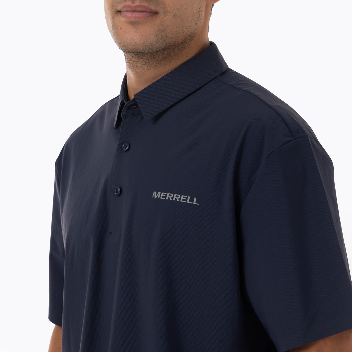 Camisa Manga Corta Hombre Nova Tech SS Tee Azul Merrell