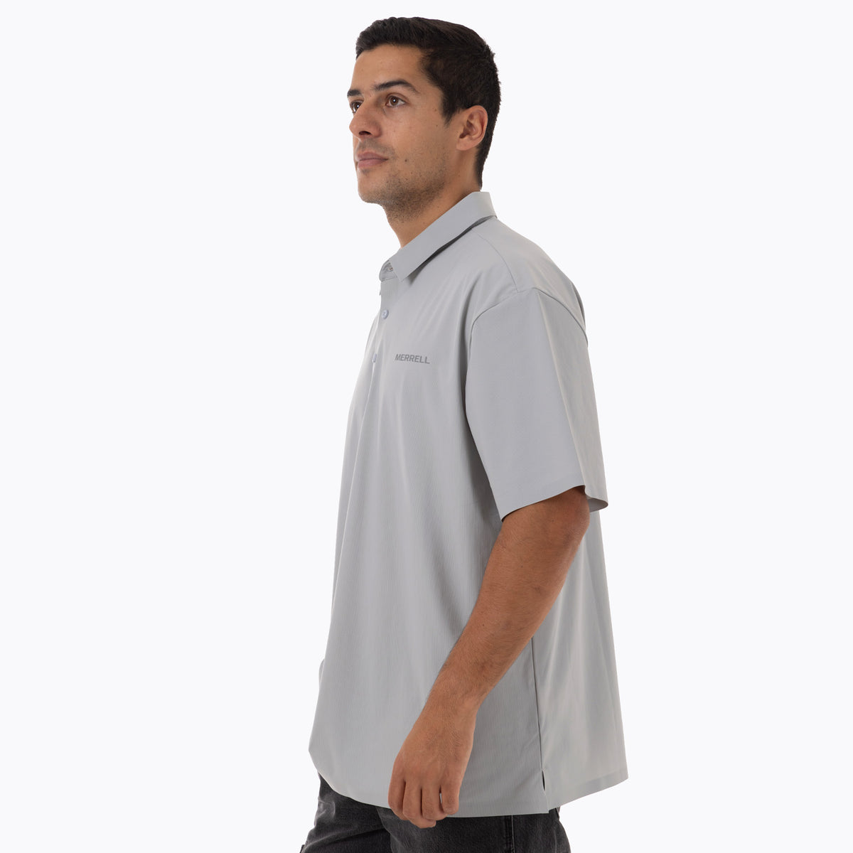 Camisa Manga Corta Hombre Nova Tech SS Tee Gris Merrell