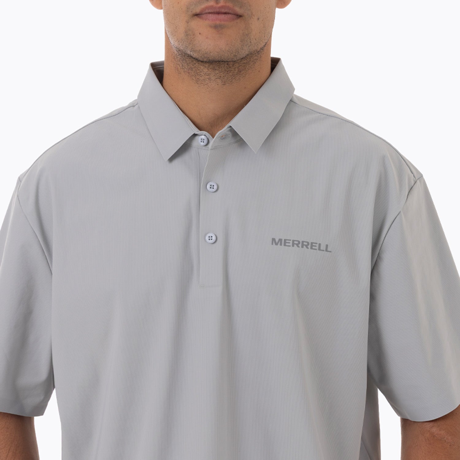 Camisa Manga Corta Hombre Nova Tech SS Tee Gris Merrell