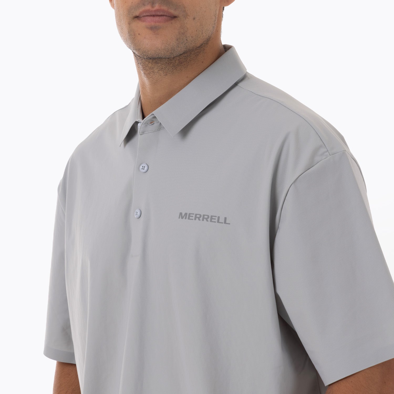Camisa Manga Corta Hombre Nova Tech SS Tee Gris Merrell