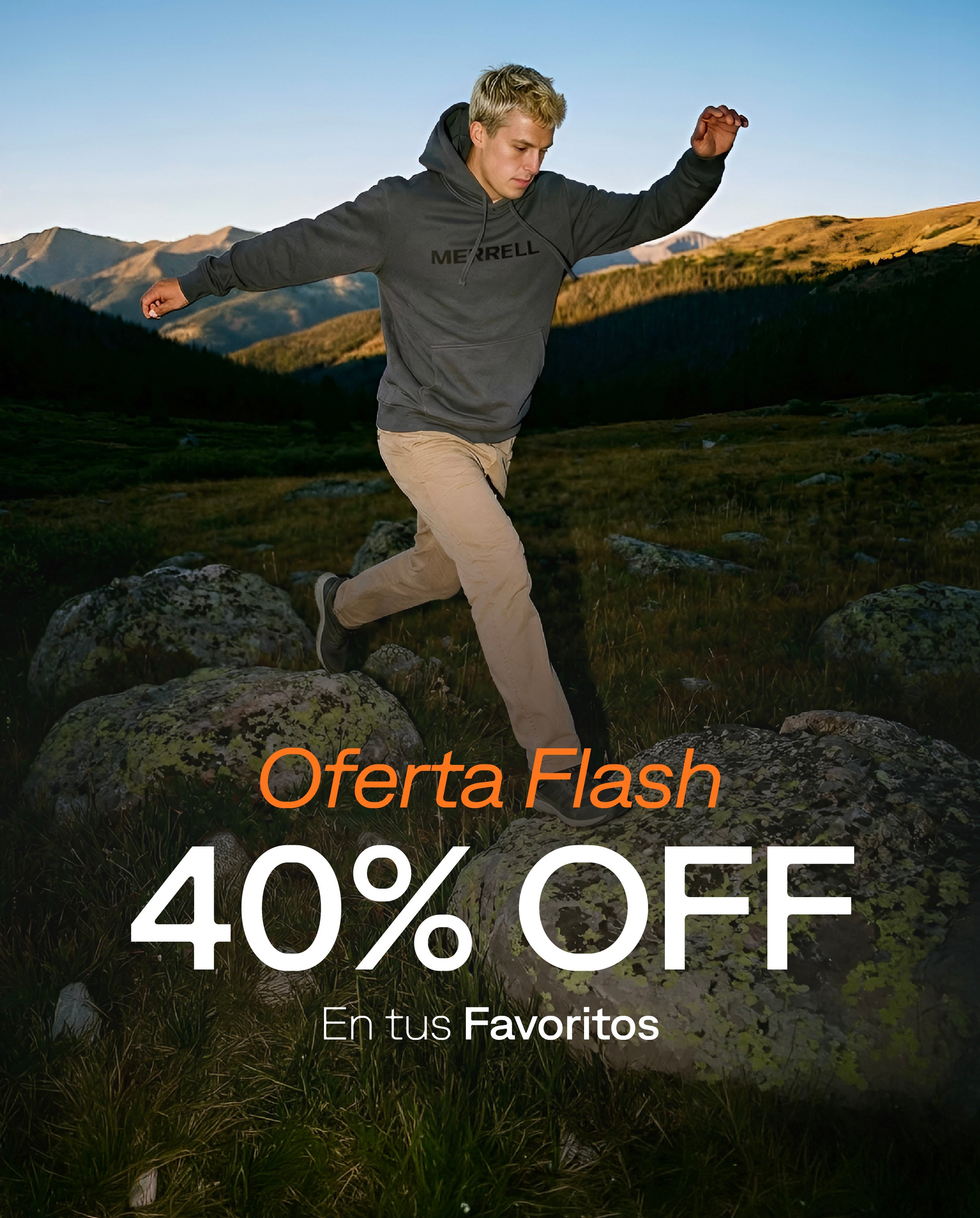 merrell - banner 40% off