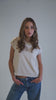 Polera Manga Corta Mujer Slub Beige Merrell