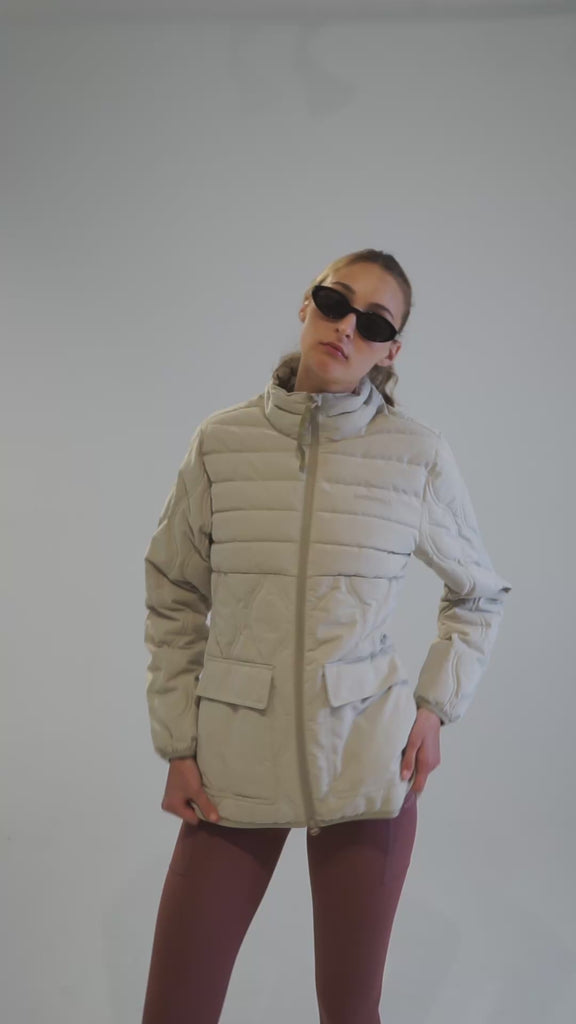 Chaqueta Mujer Softcore Quilted Beige Merrell
