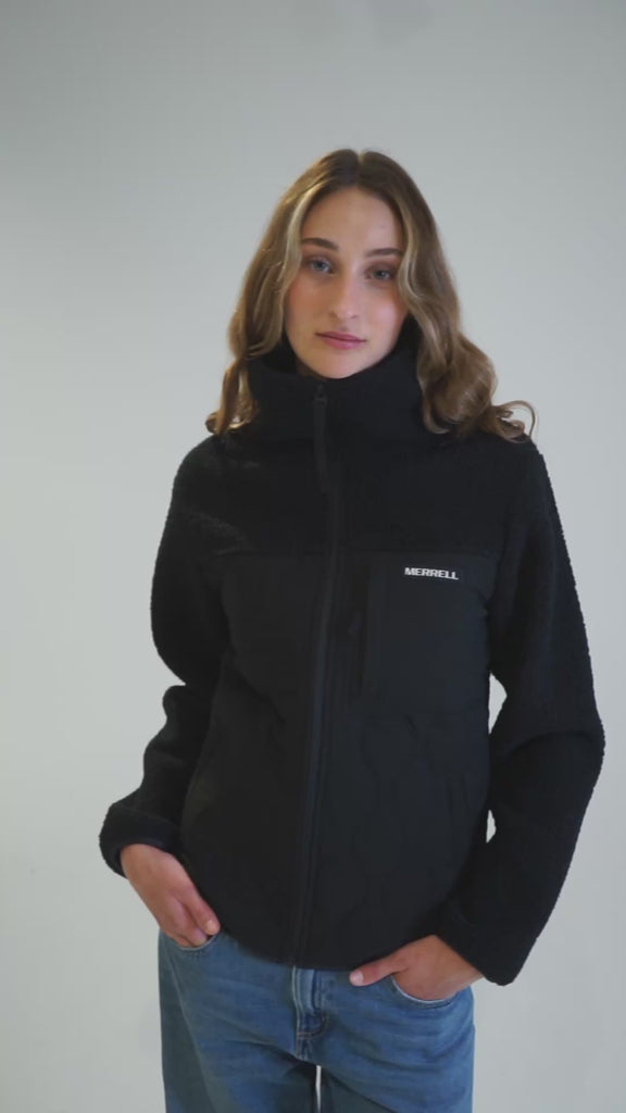 Polar Mujer Ridgeline Sherpa Negro Merrell